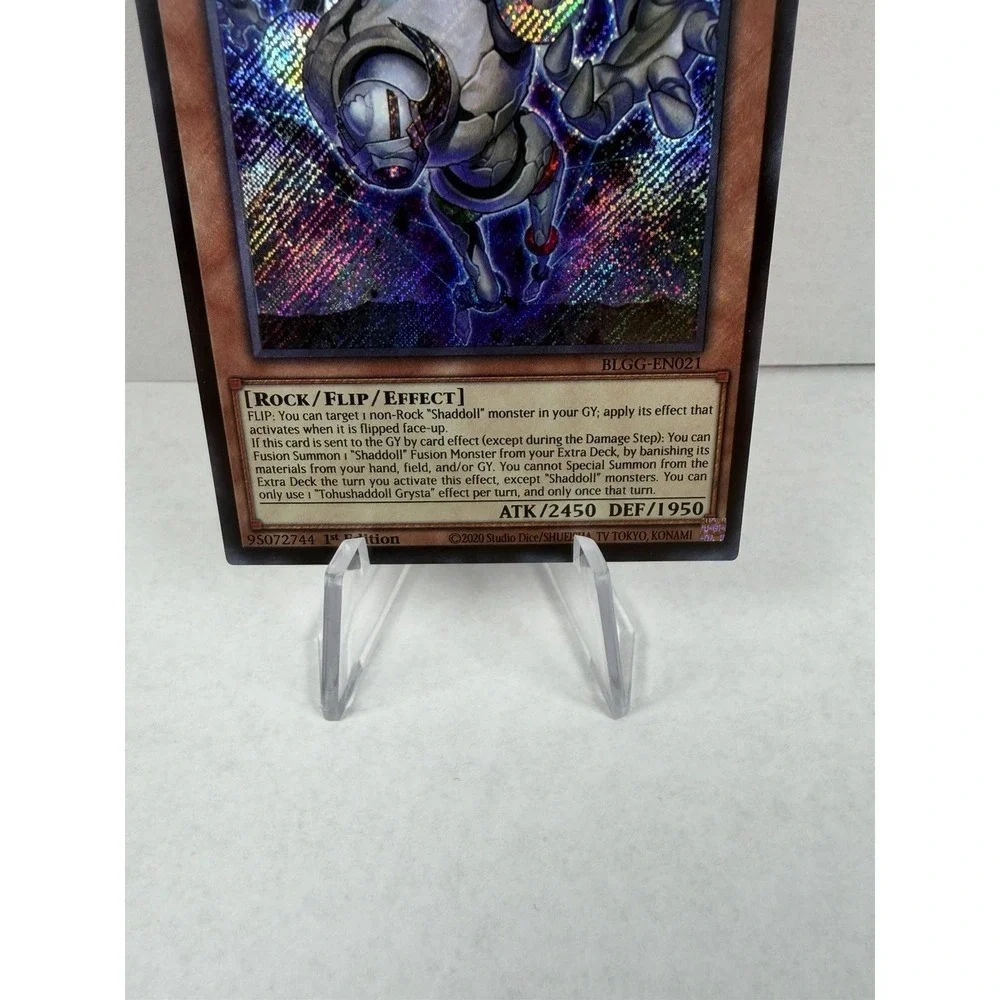 1ST EDITION TOHUSHADDOLL GRYSTA SECRET RARE BLGG-EN021 YUGIOH CARD